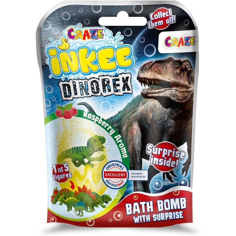 Craze Bila efervescenta Inkee cu surpriza dinozaur