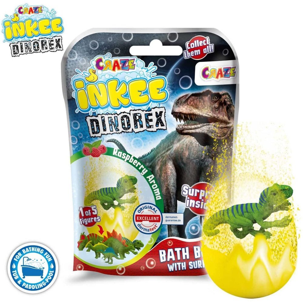 Craze Bila efervescenta Inkee cu surpriza dinozaur