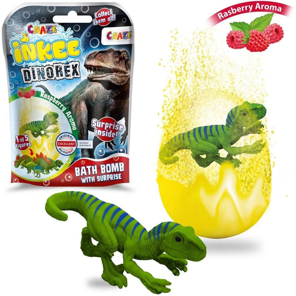 Craze Bila efervescenta Inkee cu surpriza dinozaur