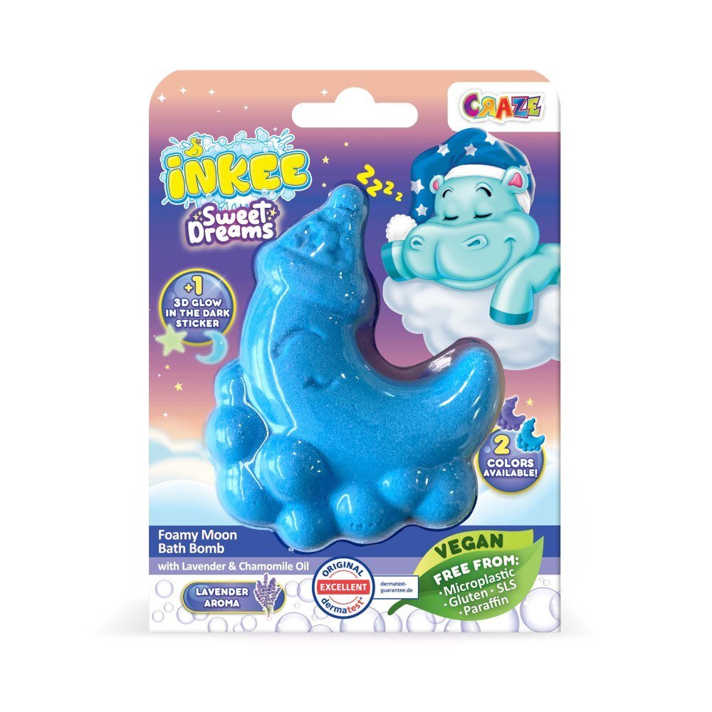 Craze Bomba de baie spumoasa Inkee in forma de luna