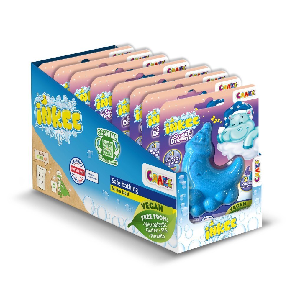 Craze Bomba de baie spumoasa Inkee in forma de luna