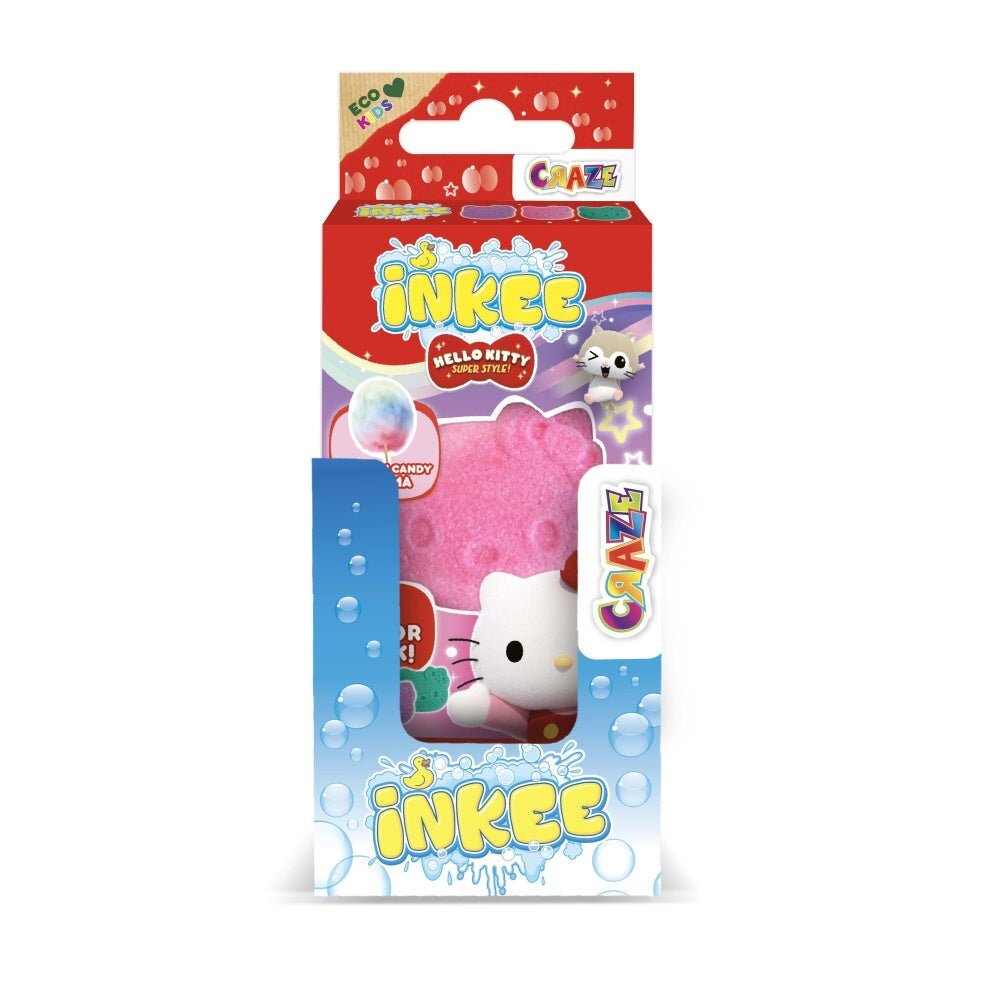 Craze Bombe de baie Inkee 3 bucati asortate in forma de Hello Kitty