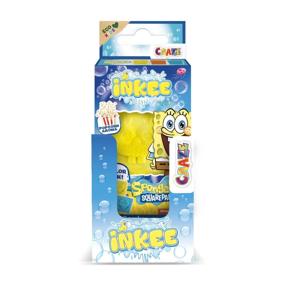 Craze Bombe de baie Inkee 3 bucati asortate in forma de SpongeBob