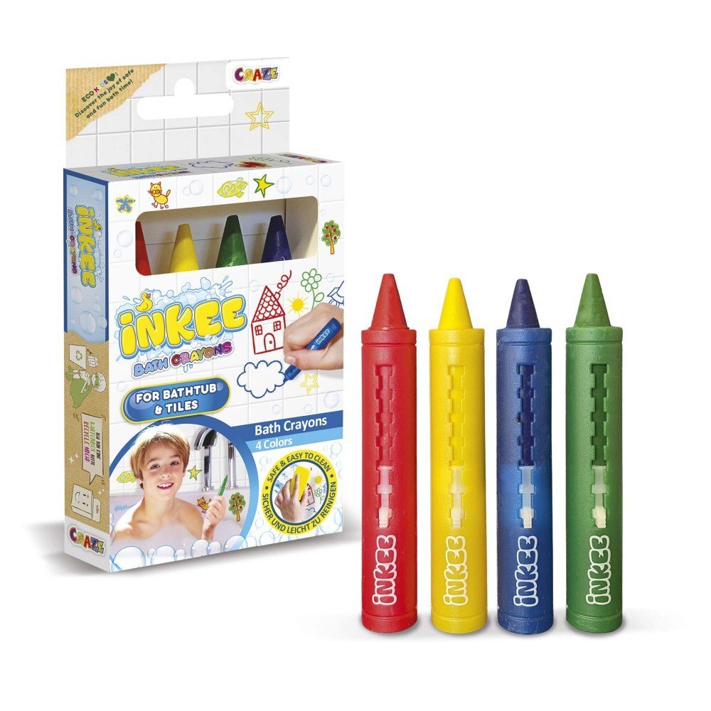 Craze Creioane de baie Inkee usor de curatat de pe suprafetele ceramice 4 bucati