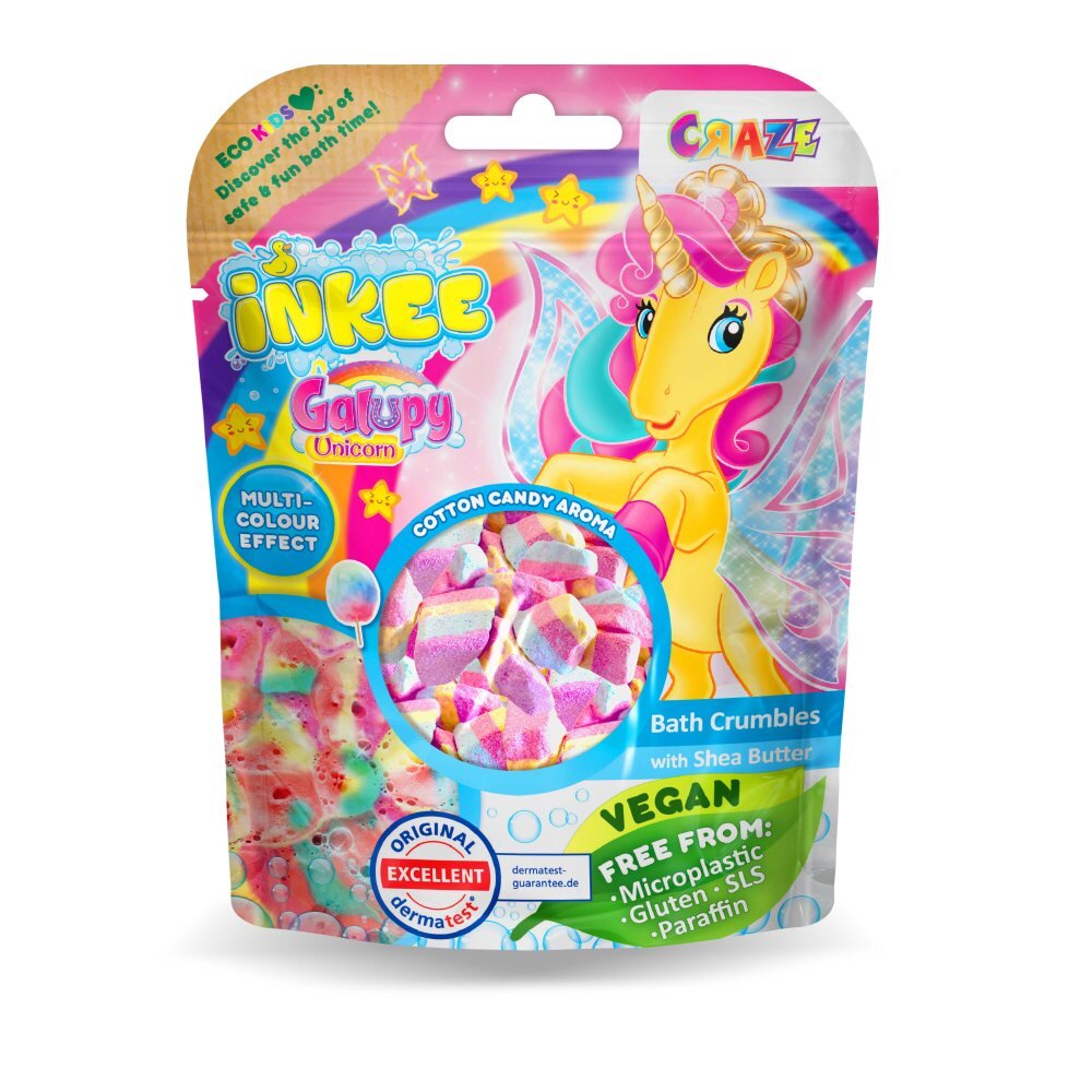 Craze Granule efervescente de baie Inkee unicorn Galupy