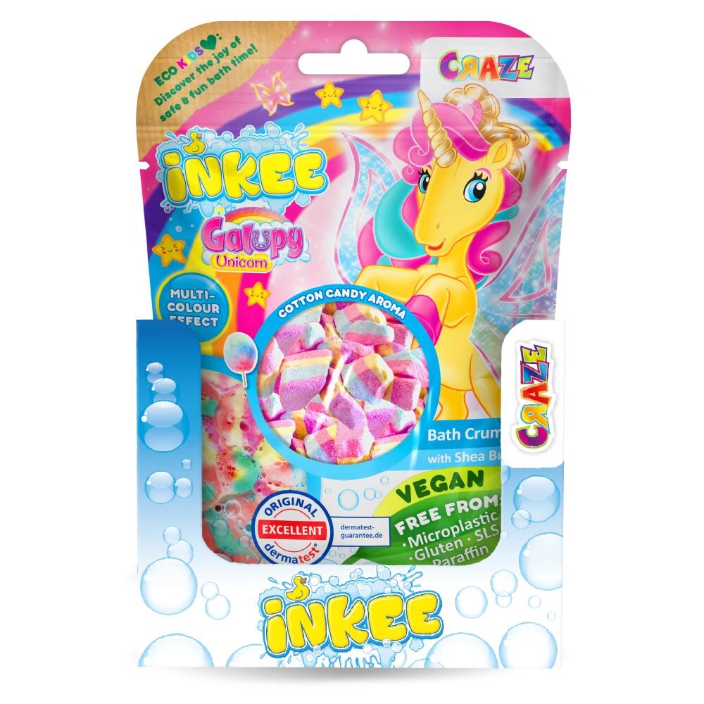 Craze Granule efervescente de baie Inkee unicorn Galupy