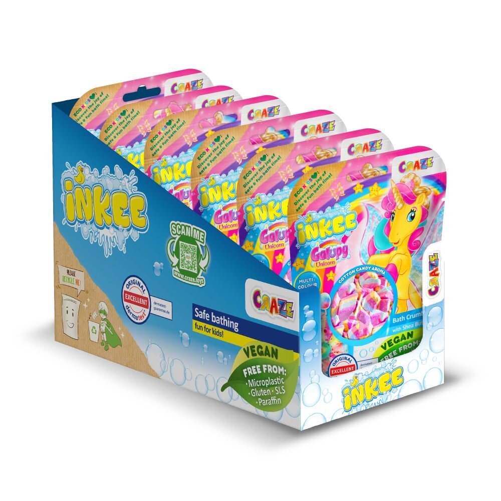 Craze Granule efervescente de baie Inkee unicorn Galupy