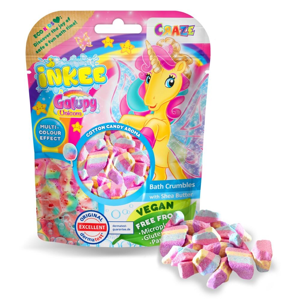 Craze Granule efervescente de baie Inkee unicorn Galupy