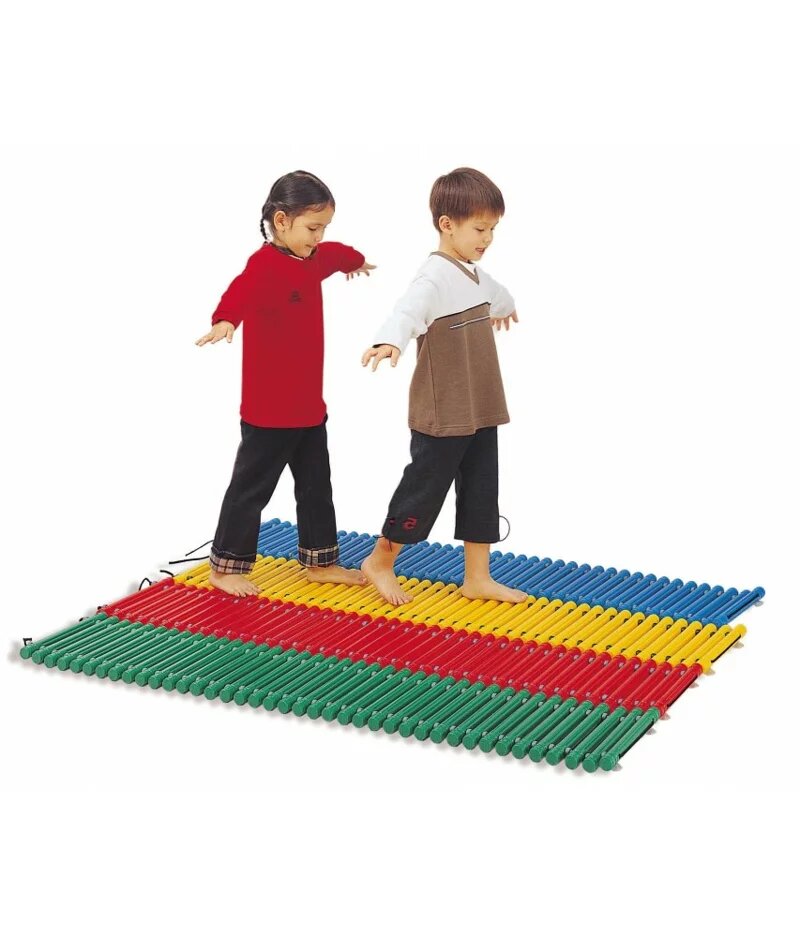 CWR Set de 4 covoare pentru copii din tije