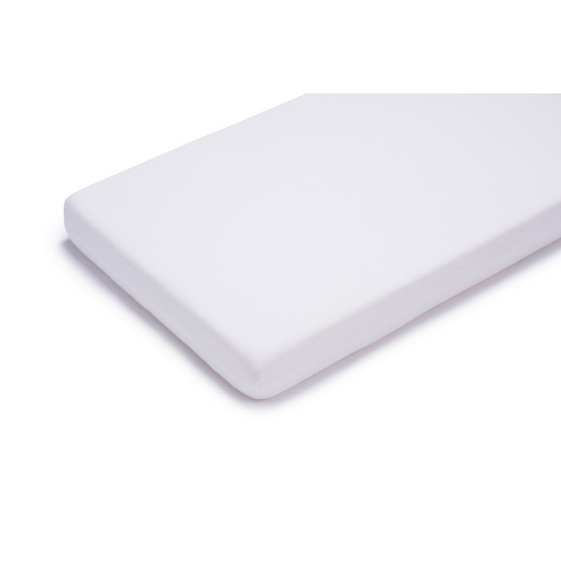 Danpol Cearsaf din bumbac cu elastic pe contur 120x60 cm Alb