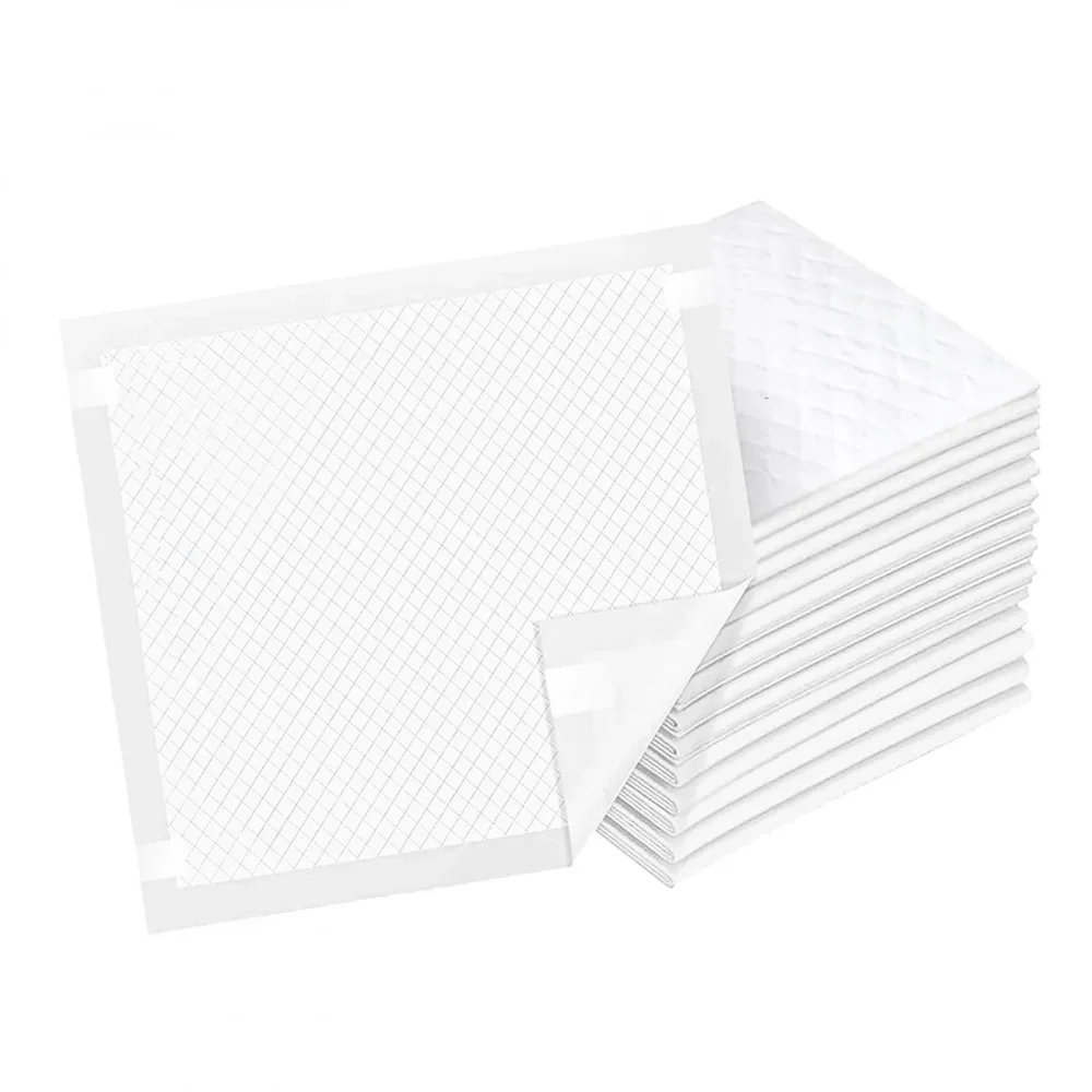Davas Set 20 aleze absorbante de unica folosinta 40x60 cm 5 straturi cu polymer SAP benzi adezive transforma rapid lichidul in gel si neutralizeaza mirosul