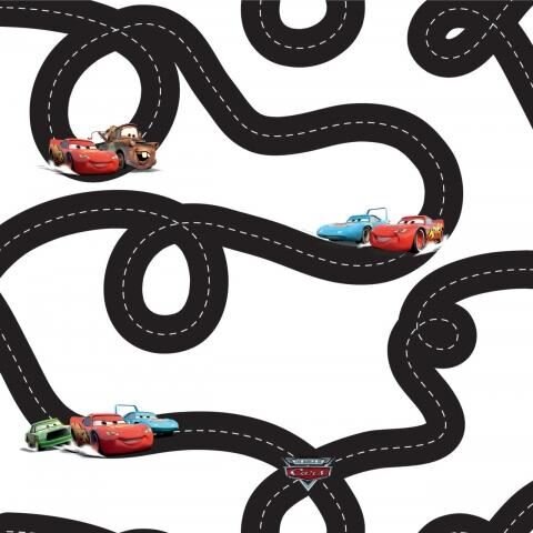 DECOFUN Rola tapet 10 x 052m Disney Cars