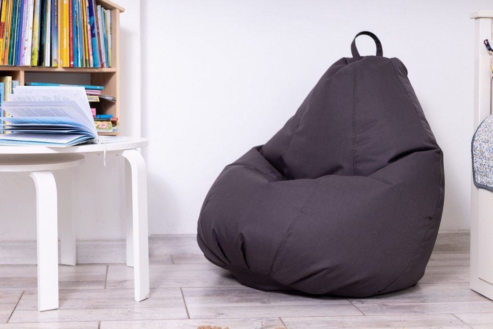 Decoriciu Fotoliu Puf Bean bag gri XXL fara husa interioara