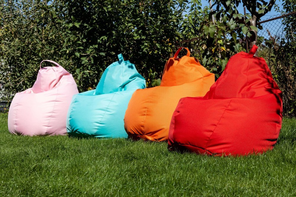 Decoriciu Fotoliu Puf Bean bag red XXL fara husa interioara