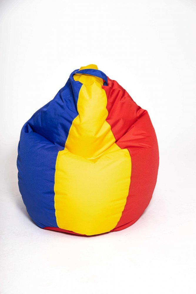 Decoriciu Fotoliu puf Bean bag tricolor fara husa interioara