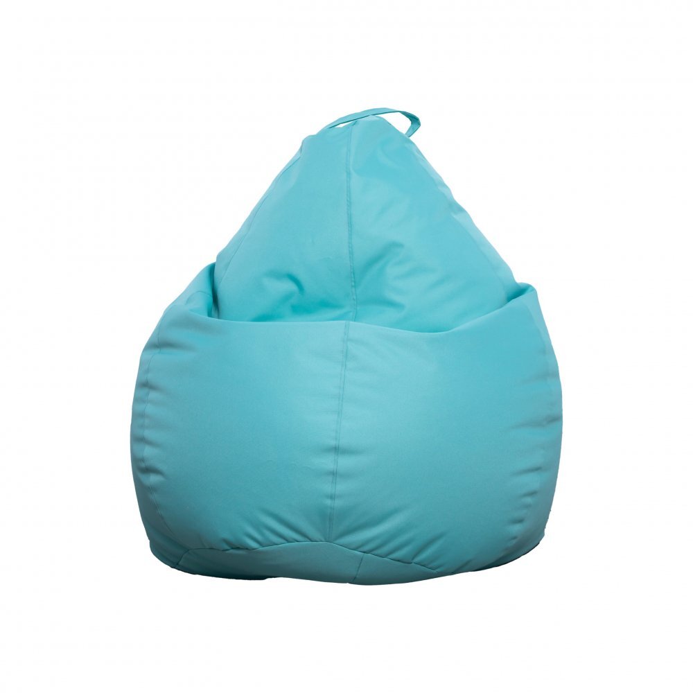Decoriciu Fotoliu puf Bean bag turcoaz XL cu husa interioara