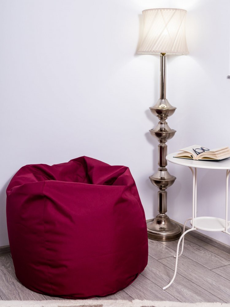 Decoriciu Fotoliu puf impermeabil Confy visiniu XL