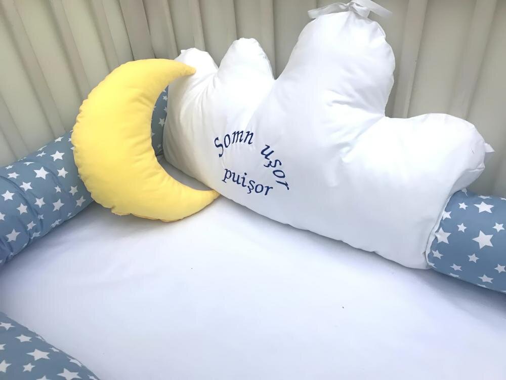 DESEDA Aparatori laterale tip rulou 140x70 Somn Usor Puisor albastru