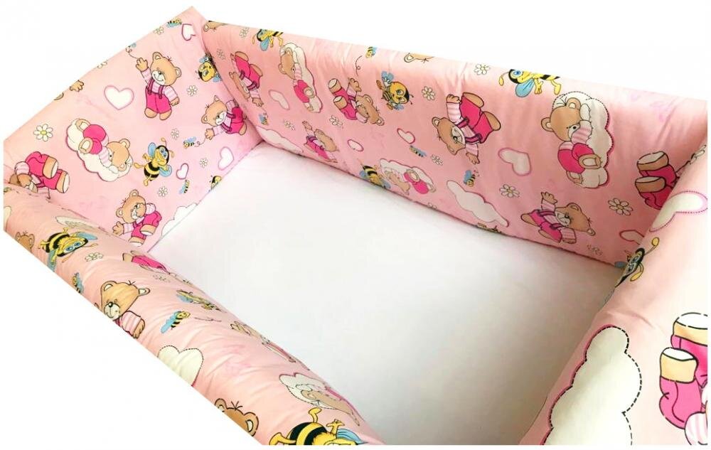 DESEDA Aparatori Maxi Ursi cu albine pe roz 120x60 cm