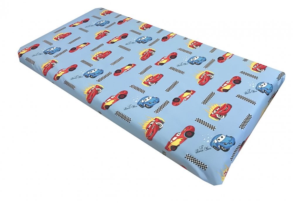 DESEDA Cearsaf cu elastic pe colt 120x60 cm Cars