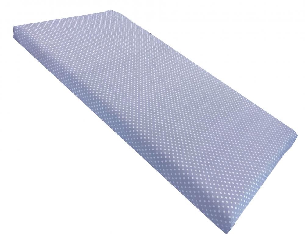 DESEDA Cearsaf cu elastic pe colt 140x70 cm Buline albe pe albastru