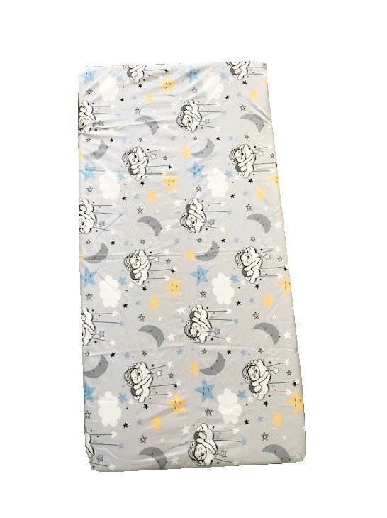DESEDA Cearsaf cu elastic roata 140x70 cm Ursuleti gri