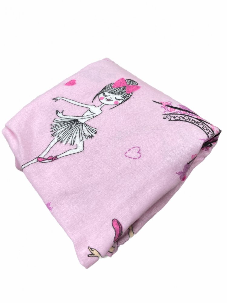 DESEDA Cearsaf din finet cu elastic roata pat 120x60 cm