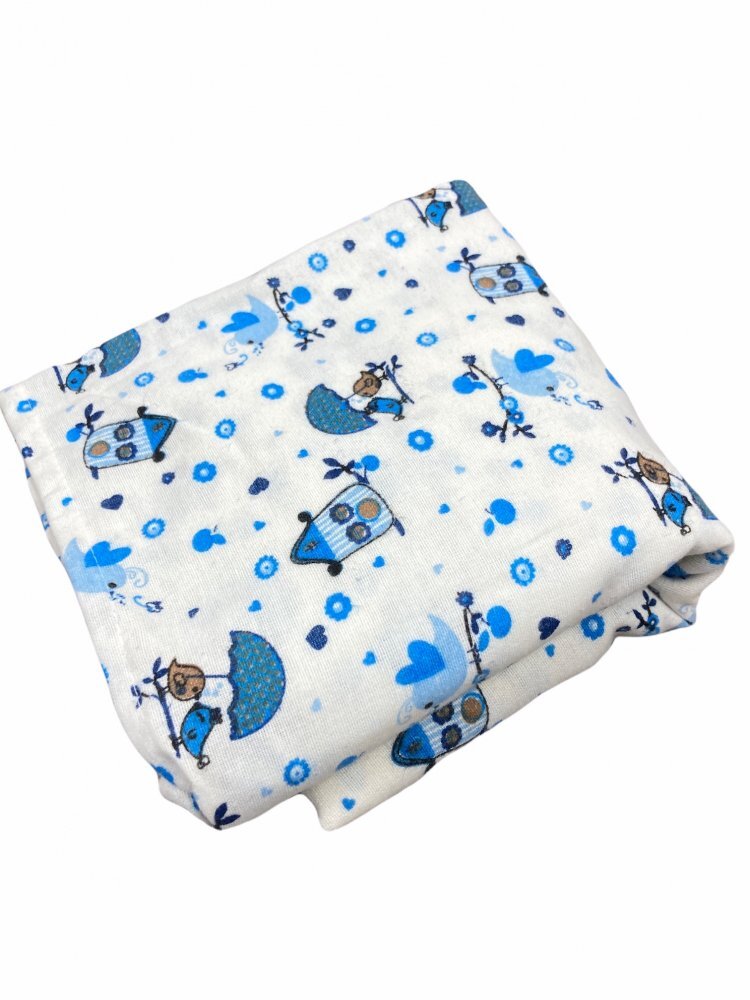 DESEDA Cearsaf din finet cu elastic roata pat 120x60 cm