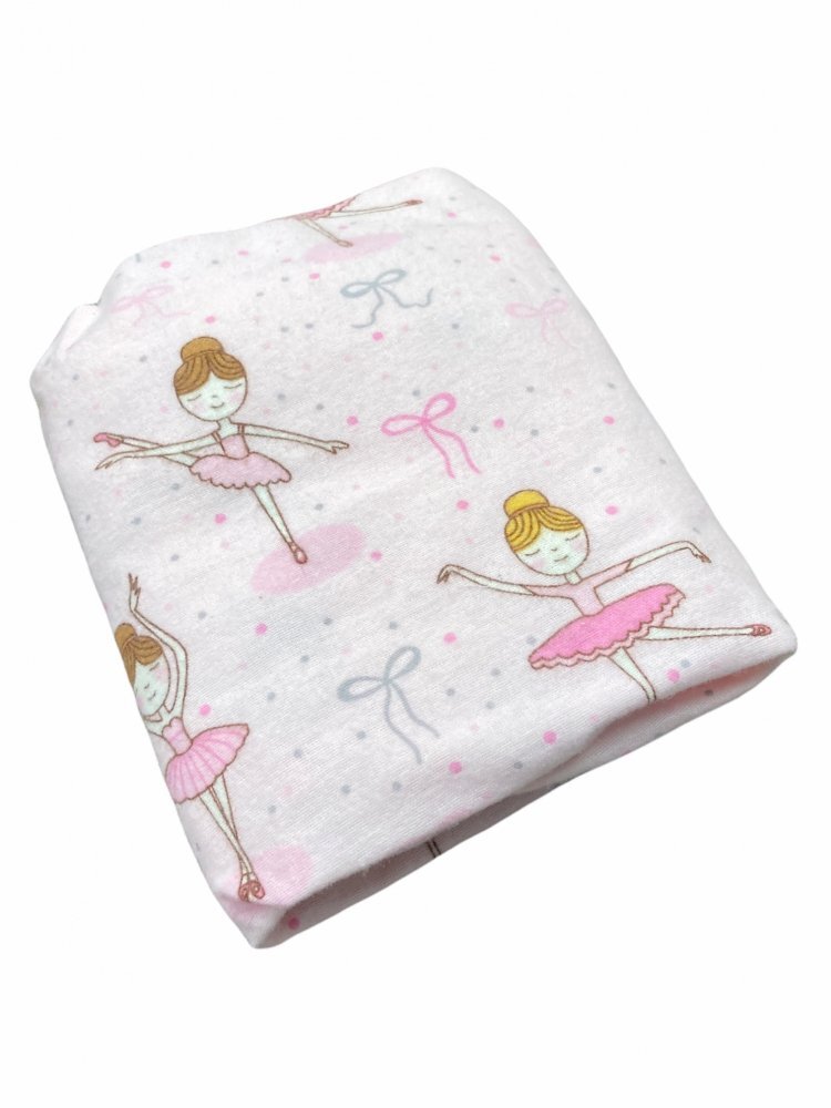 DESEDA Cearsaf din finet cu elastic roata pat 120x60 cm