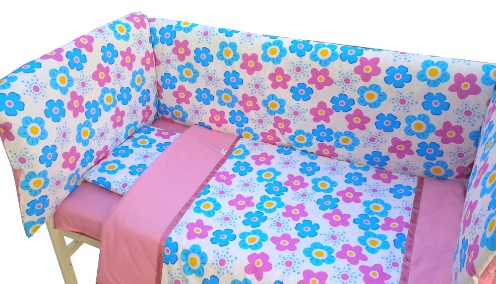 DESEDA Lenjerie de pat Maxi Floricele 120x60 cm