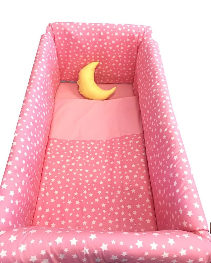 DESEDA Lenjerie de pat Maxi Stelute Roz 140x70 cm