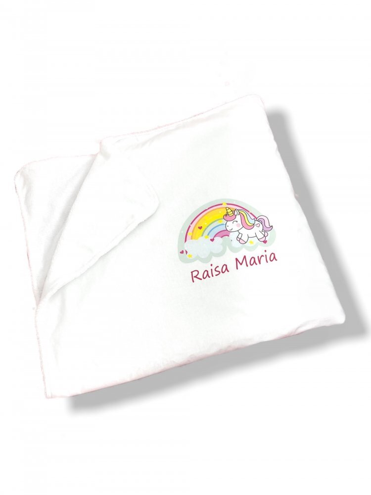 DESEDA Paturica dubla de iarna imprimata personalizata 135x110 cm