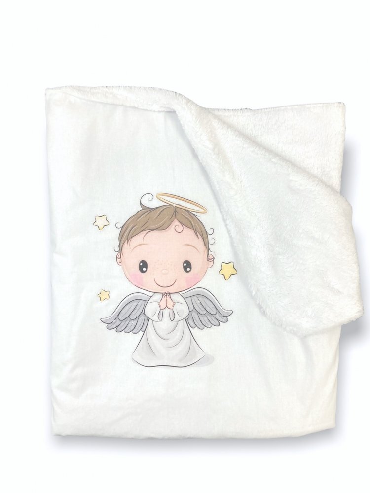 DESEDA Paturica dubla de iarna imprimata personalizata 135x110 cm