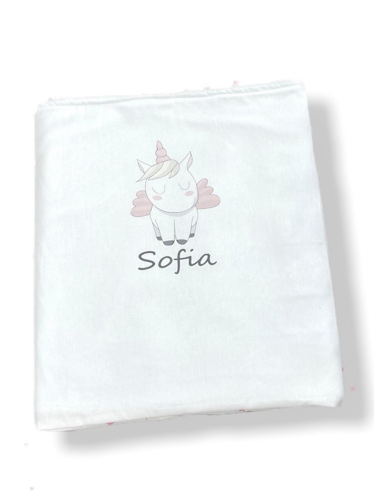 DESEDA Paturica dubla de iarna imprimata personalizata 135x110 cm