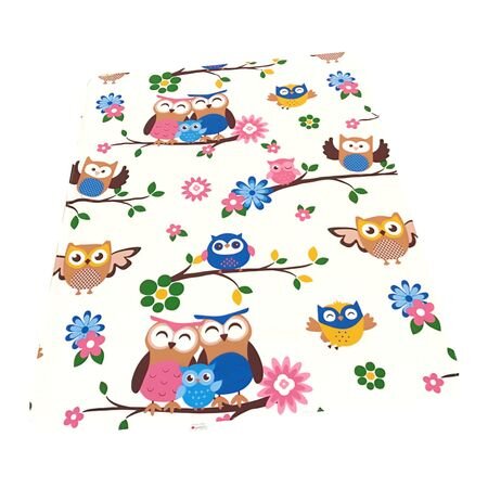 DESEDA Paturica dubla de vara Junior DeLuxe 100x135 cm bufnite maro