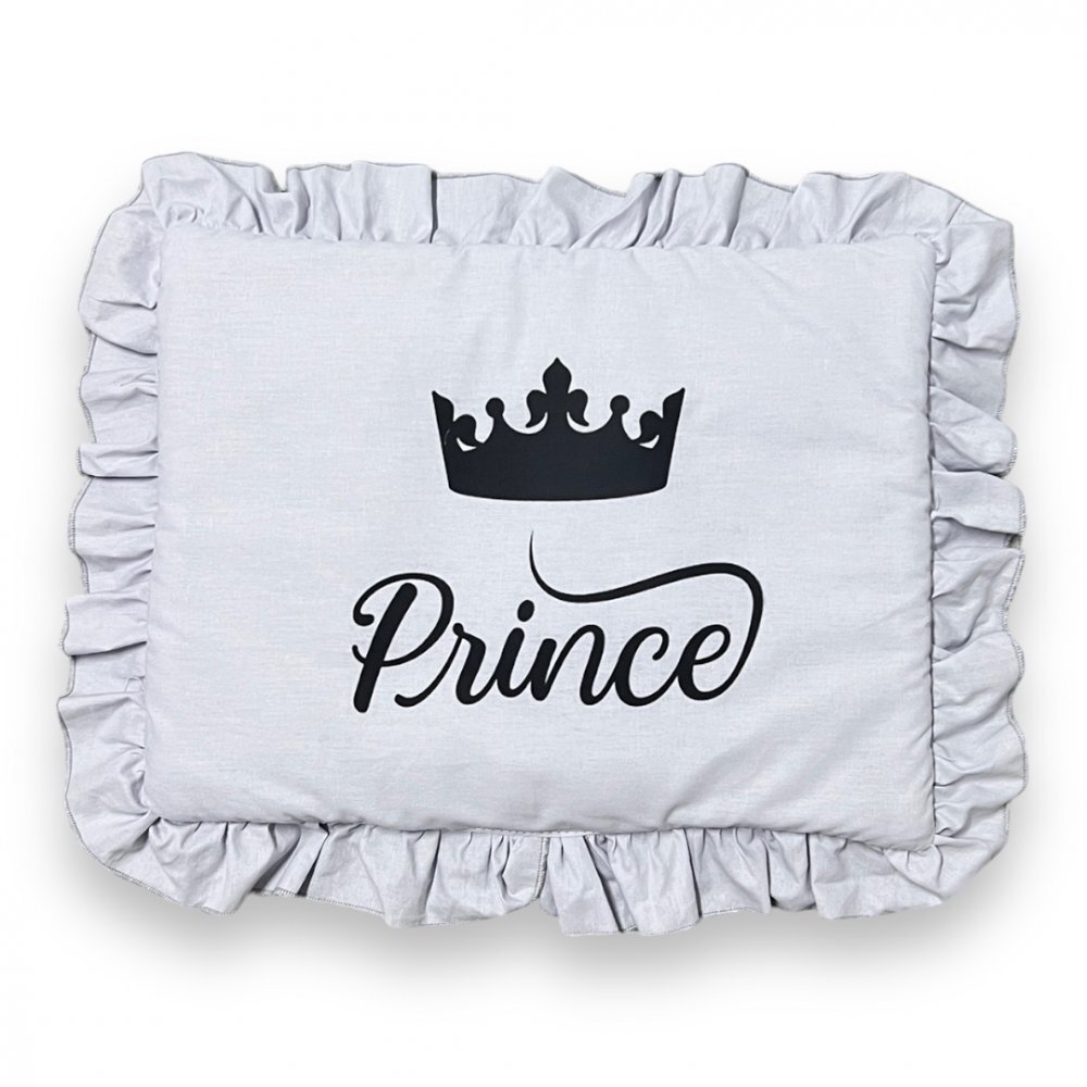DESEDA Perna slim cu volanas Prince gri