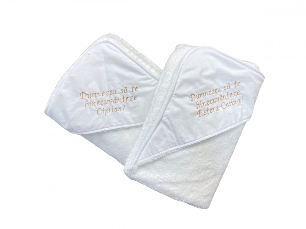DESEDA Prosop alb pentru bebelusi Personalizat cu capison 80x80 cm