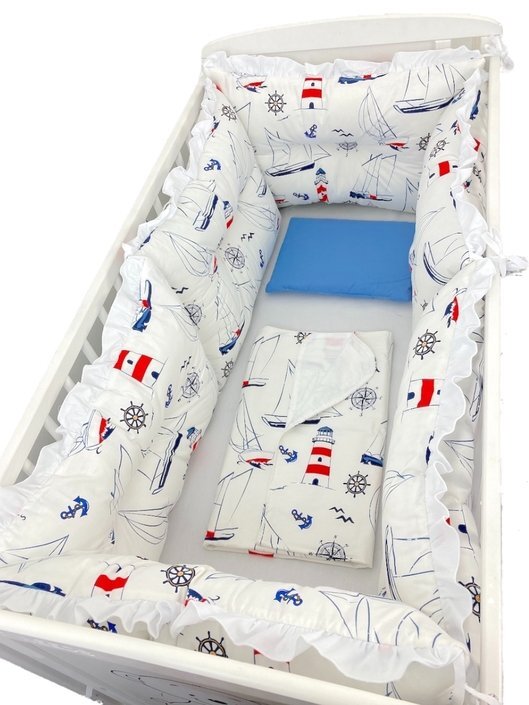 DESEDA Set 6 aparatori protectii laterale patut 120x60 cm Farul