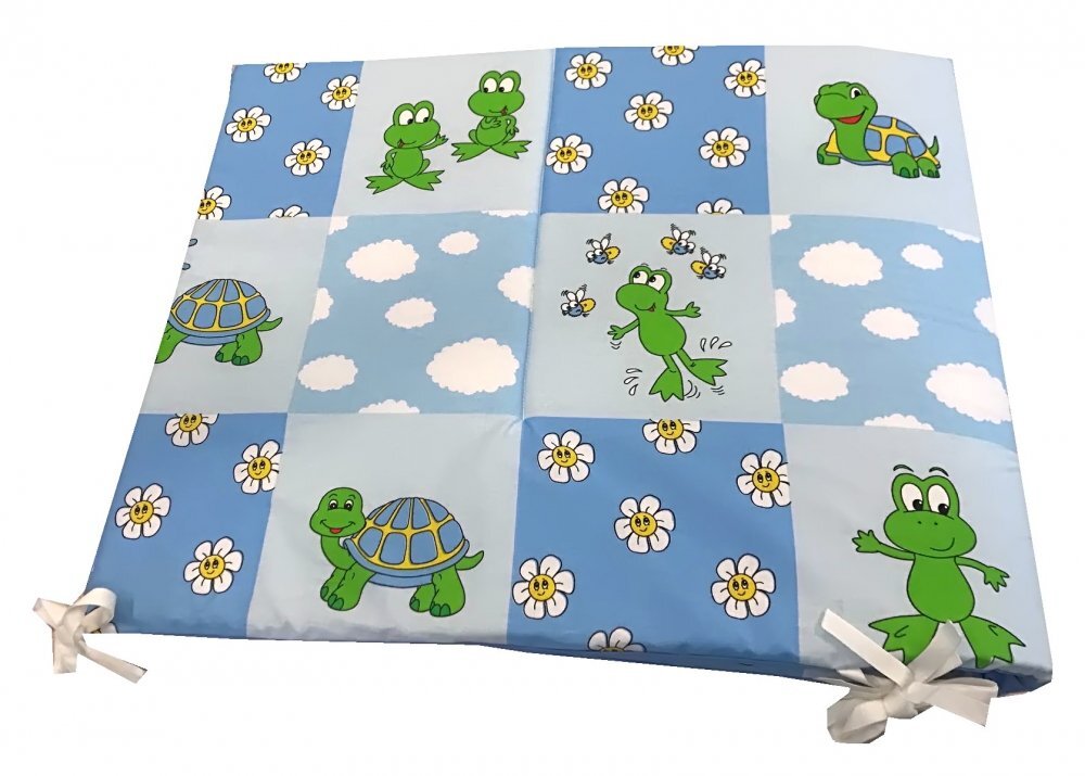 DESEDA Set aparatori laterale cu imprimeuri pt patut de 120x60 cm inaltime 30 cm