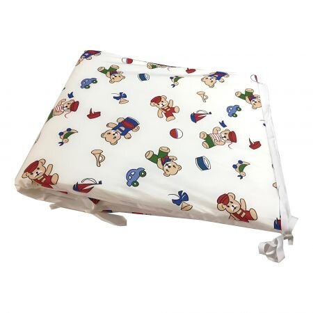DESEDA Set aparatori laterale cu imprimeuri pt patut de 120x60 cm inaltime 30 cm