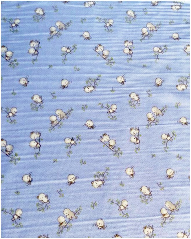 DESEDA Set de 2 cearsafuri din finet pt pat de 140x70 cm cu elastic pe colturi