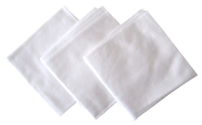 DESEDA Set de 2 cearsafuri pt pat de 120x60 cm din finet cu elastic pe colturi