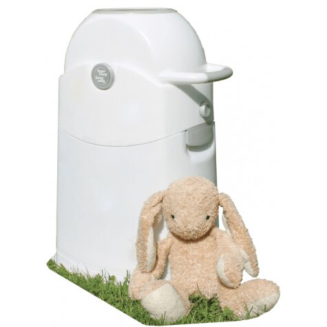 Diaper Champ Cos ermetic pentru scutece capacitate 30 scutece Regular Silver