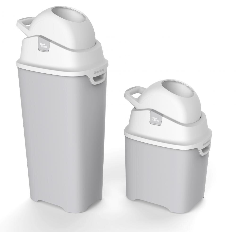 Diaper Champ Cos ermetic pentru scutece capacitate 60 scutece One Maxi Silver