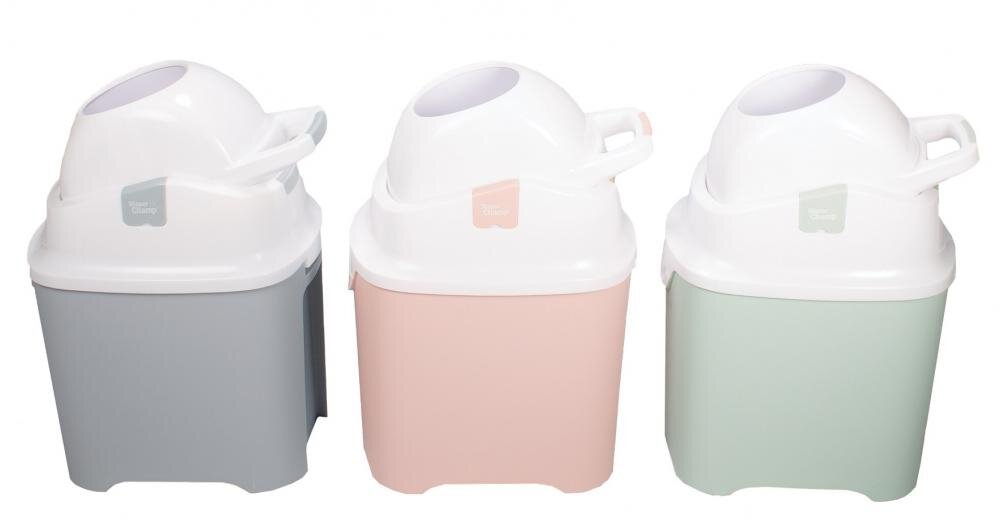 Diaper Champ Cos ermetic scutece cu sac universal capacitate 30 scutece One Silver