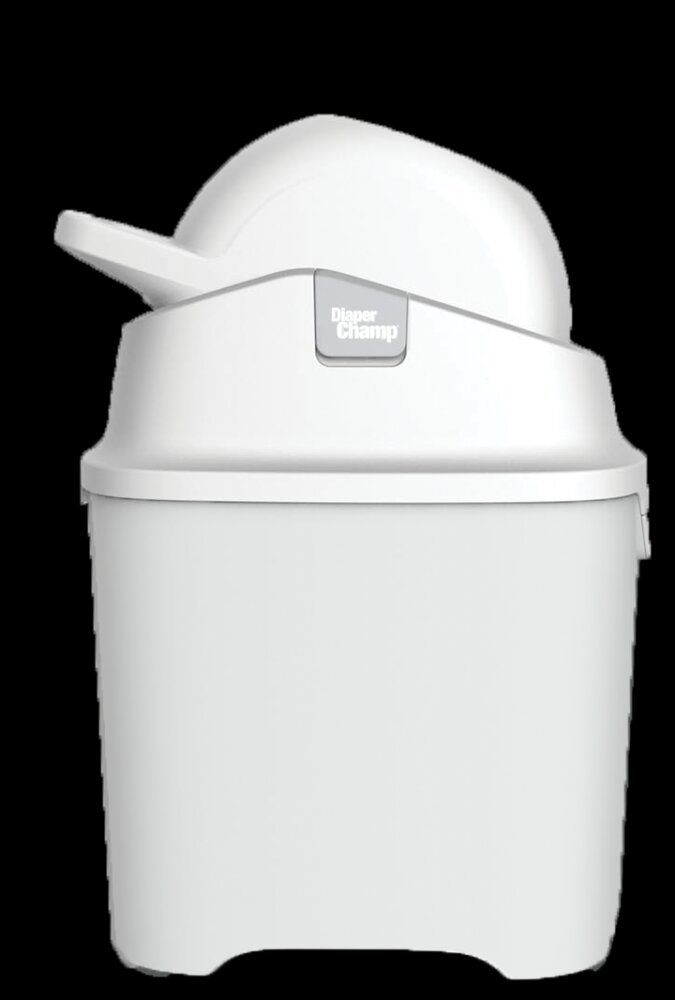 Diaper Champ Cos ermetic scutece cu sac universal capacitate 30 scutece One White