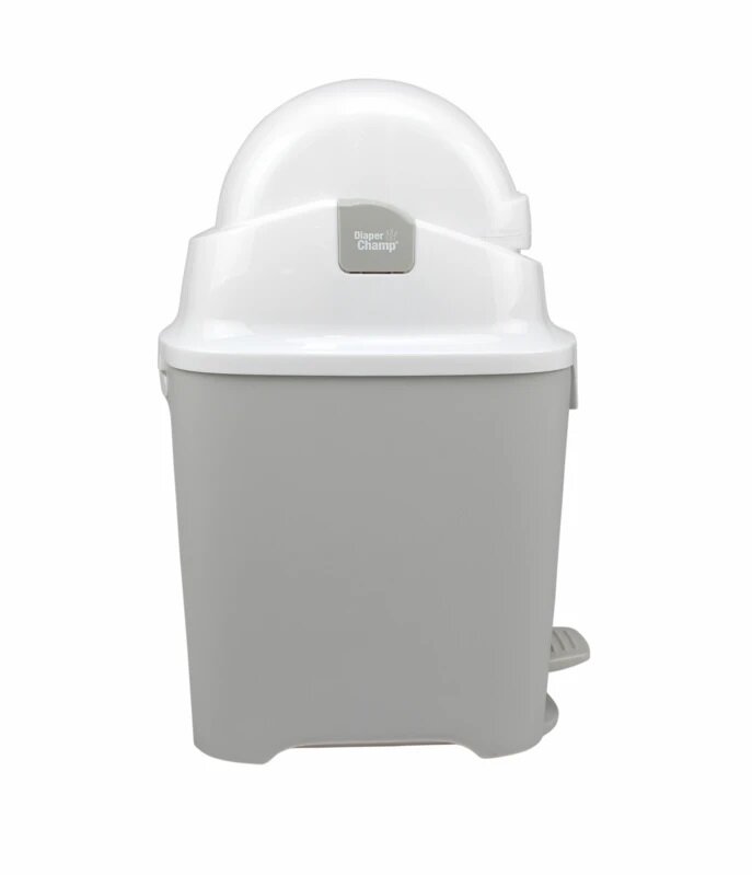 Diaper Champ Cos ermetic scutece cu sac universal One capacitate 30 scutece Hands Free Silver