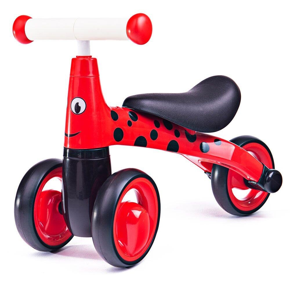 Didicar Ride-On pentru copii fara pedale Buburuza potrivita pentru copii incepand cu 12 luni si greutate maxima suportata 20 kg