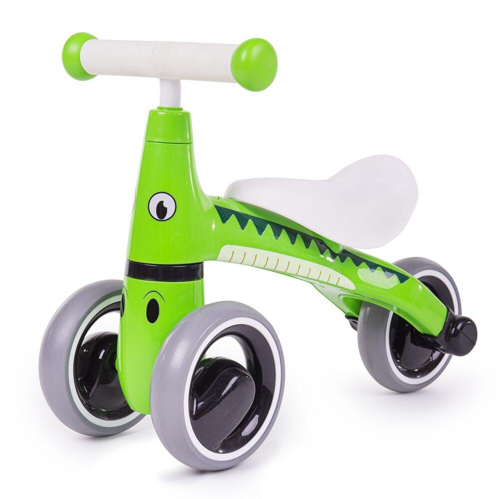 Didicar Ride-On pentru copii fara pedale Crocodil potrivita pentru copii incepand cu 12 luni si greutate maxima suportata 20 kg