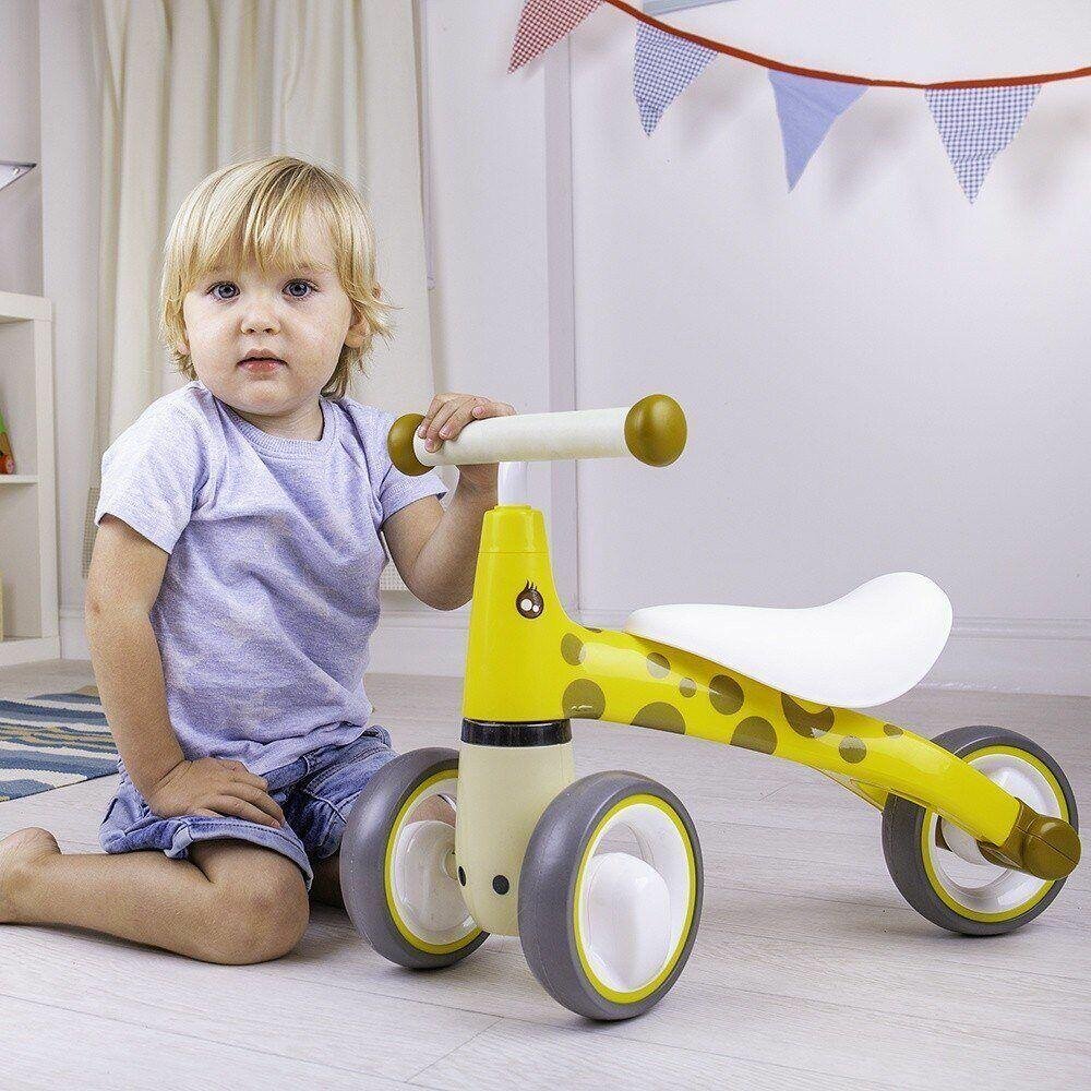 Didicar Ride-On pentru copii fara pedale Girafa de la 12 luni pana la o greutate maxima de 20 kg Inaltime scaun 24 cm